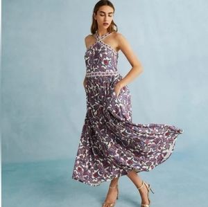 Boden Halterneck Jersey Maxi dress